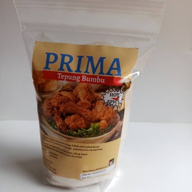 

PRIMA tepung bumbu, tepung bumbu serba guna, tepung ayam crunchy