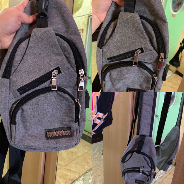 Preloved jual barang bekas rasa baru tas bagi cewek cowok slempang dada murah