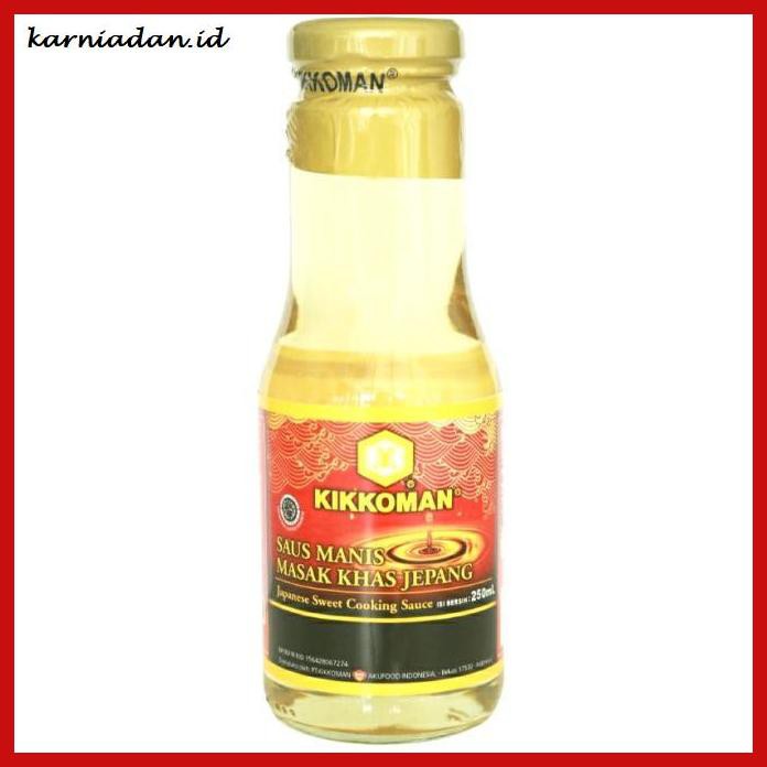 

gnidderdsaus- kikkoman saus manis khas jepang mirin halal 250ml -asliiiiii.
