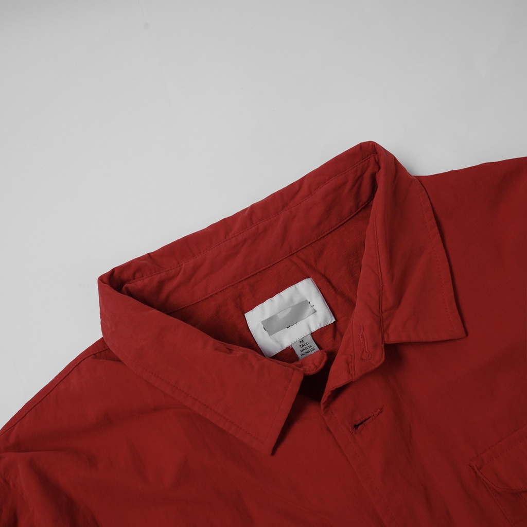 Jaket GDFLLW Outer Shirt Double Layer Red