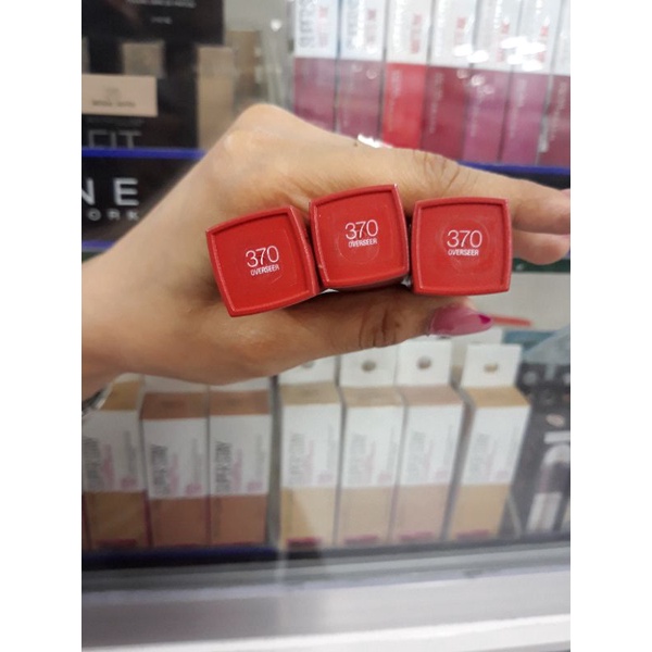 maybelline lipstik super stay matte ink blushed edition overseer 370