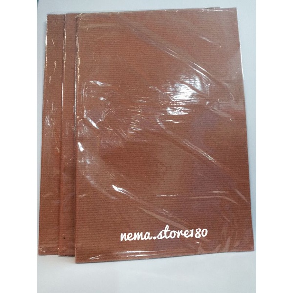 

SAMPUL COKLAT POLOS BUKU QUARTO & BOXY 20 LEMBAR