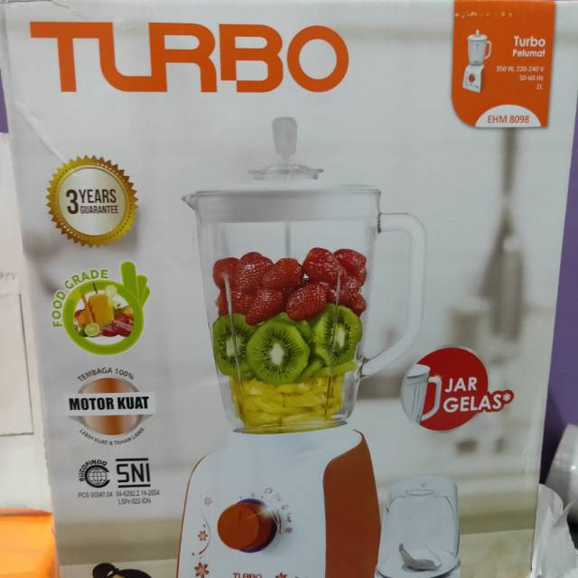 Blender turbo jar kaca