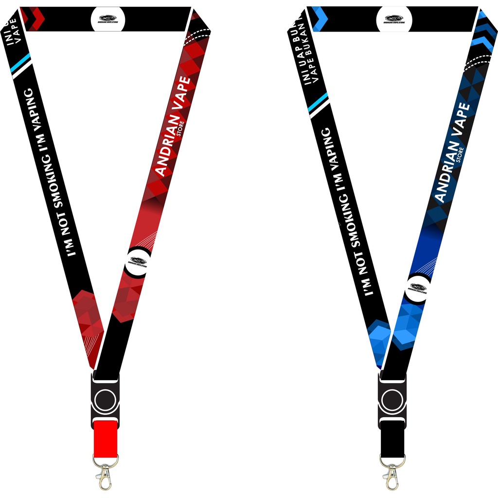 Jual Jasa Desain Lanyard Tali Lanyard Idcard Printing Dan Sablon