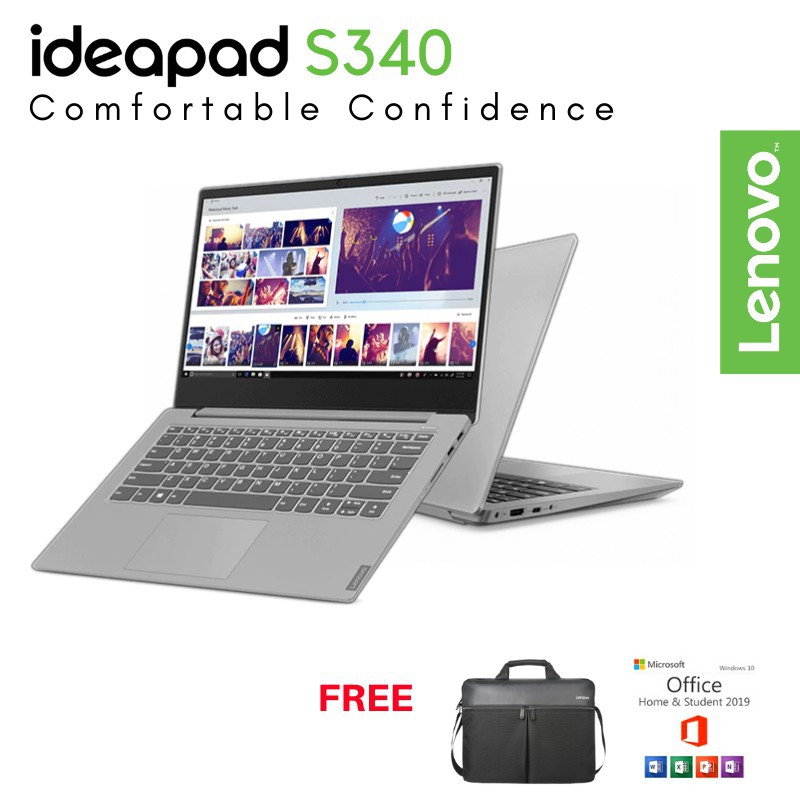 Lenovo Ideapad S340 14api Ryzen 3 30u Win10 8gb 512gb Ssd 14 Fhd Ips Amd Vega 3 2gb Ohs Shopee Indonesia