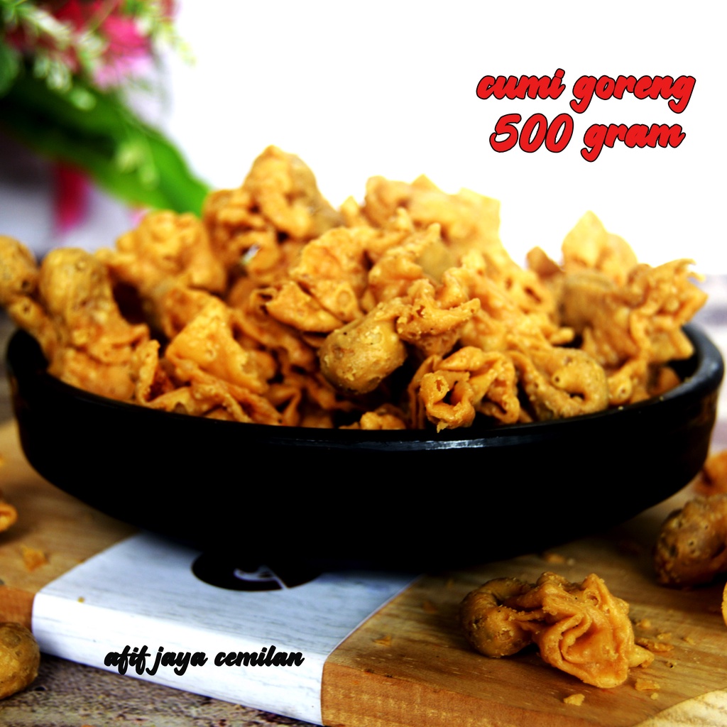 

PANGSIT CUMI GORENG 500 GRAM afif jaya cemilan