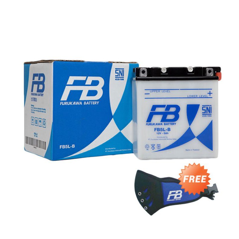 Aki Motor Furukawa FB5L-B [12V 5Ah]