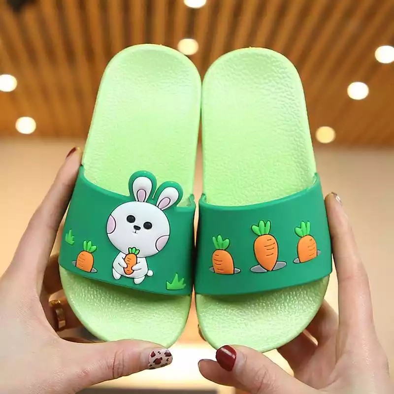 LittleAaron Sandal Anak BUNNYCARROT Sandal Anak Selop Karet Import Berkualitas 1-8  Sport Termurah Sendal Bayi Anak Cewek Cowok