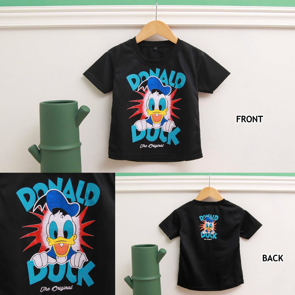 Jikialiang - KAOS ANAK LAKI LAKI &amp; PEREMPUAN USIA 1-8 TAHUN GAMBAR DONAlDUCK