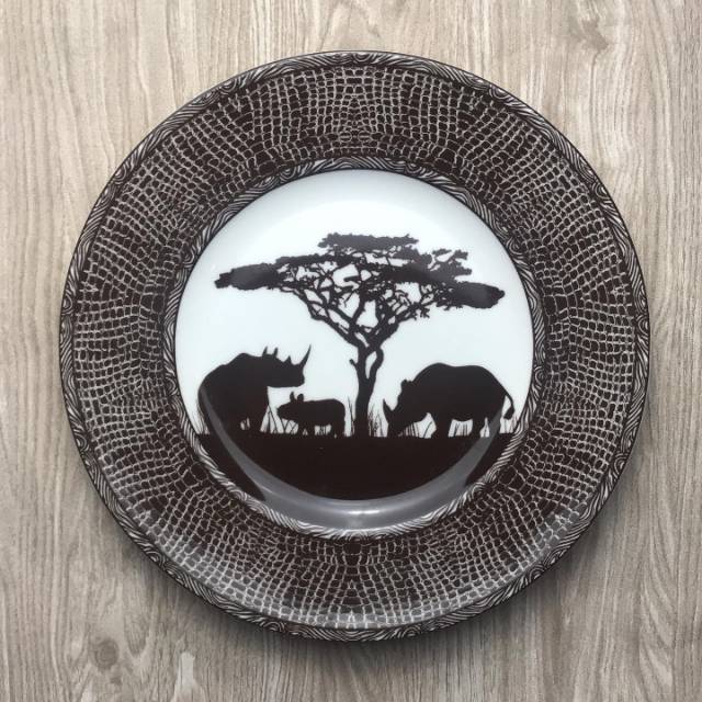 Piring Keramik Hias Cantik Salad 22 cm Sisa Ekspor Wall Decor Plate (Sango, 222 Fifth, Coventry dll)