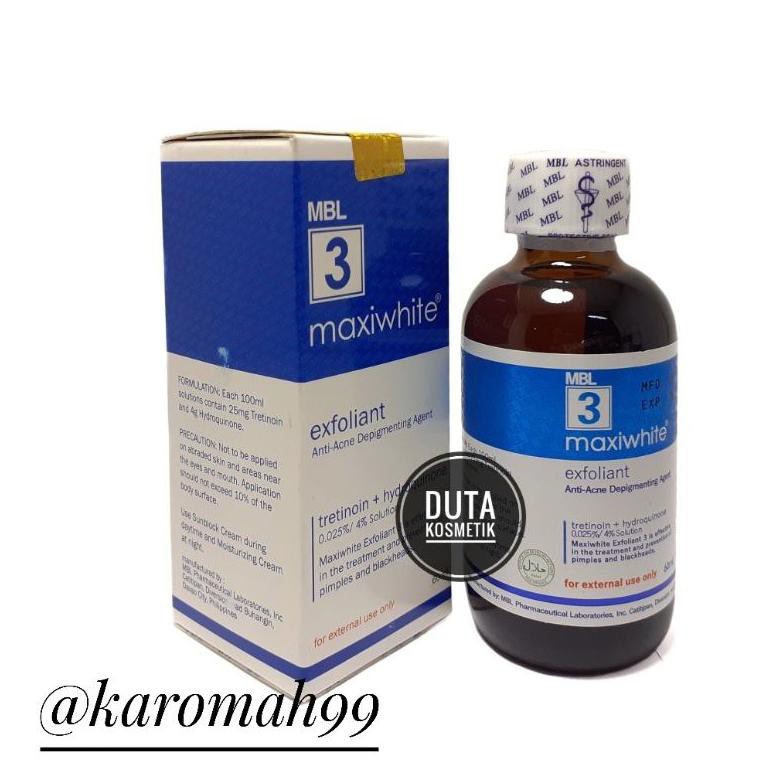 [ART. 020855] TONER MAXIWHITE MBL 3 ORIGINAL / MBL Skin care solutions