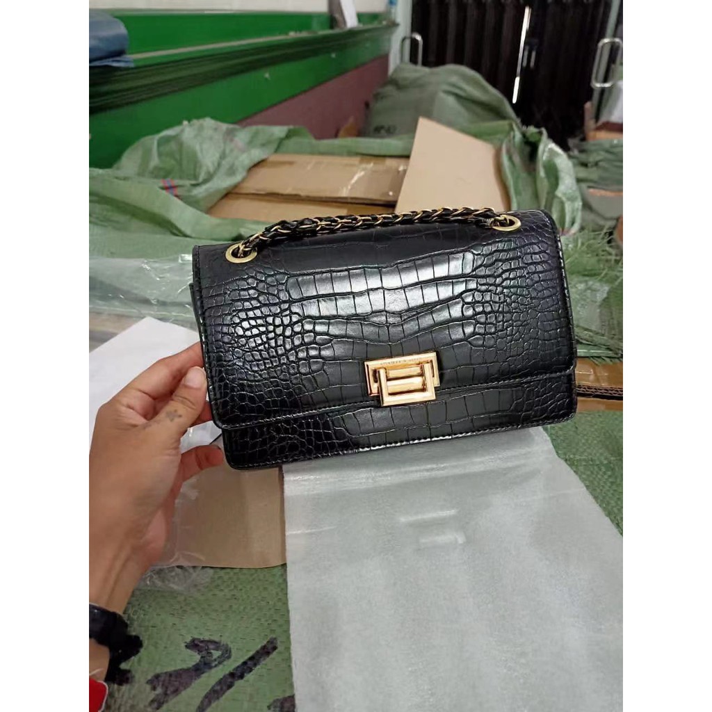 TAS WANITA SELEMPANG SHOULDER BAG CK CROCO WOMEN#75852