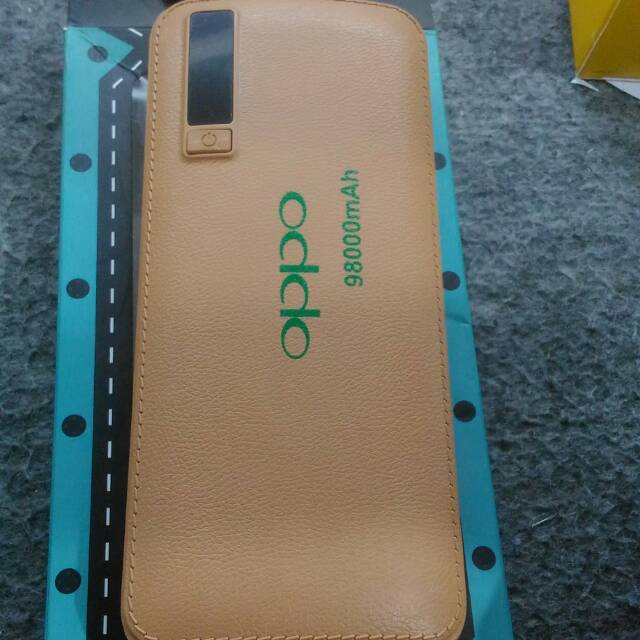 Power bank oppo 98000MAH 3USB LED senter