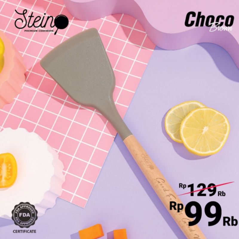 Steincookware New Octa stein cookware sutil spatula miniset flipper 1SET NEW OCTA STEINCOOKWARE