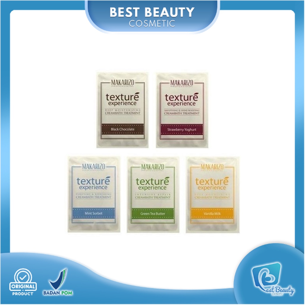 ★ BB ★ Makarizo Professional Texture Experience Sachet 60gr - Creambath