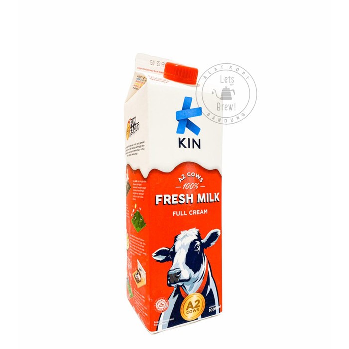 

FRESH MILK KIN 1000ML PLAIN / SUSU PASTEURISASI WAJIB DI KULKAS