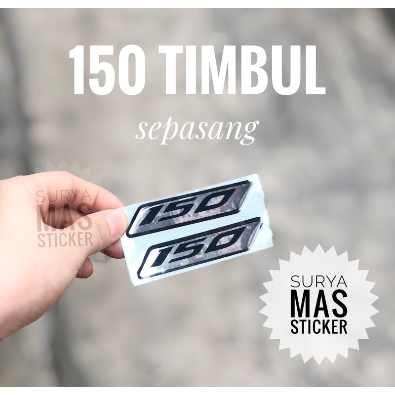 stiker 150 timbul sticker honda vario 150 motor