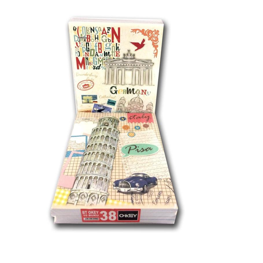 

New! Buku Tulis Okey Kiky 38 Lembar Random cover - Jual 1 Pack = 10 Pcs 시