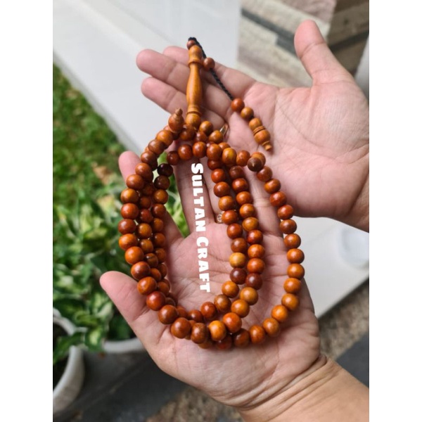 Tasbih secang asli tasbih kayu secang tasbih galih secang