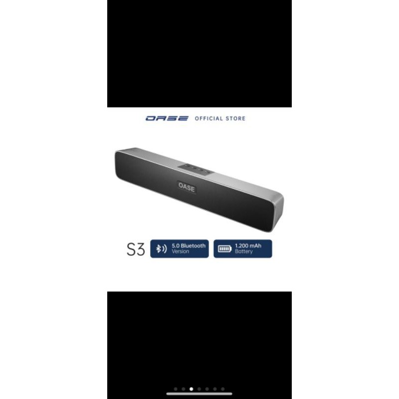 oase bluetooth speaker S3