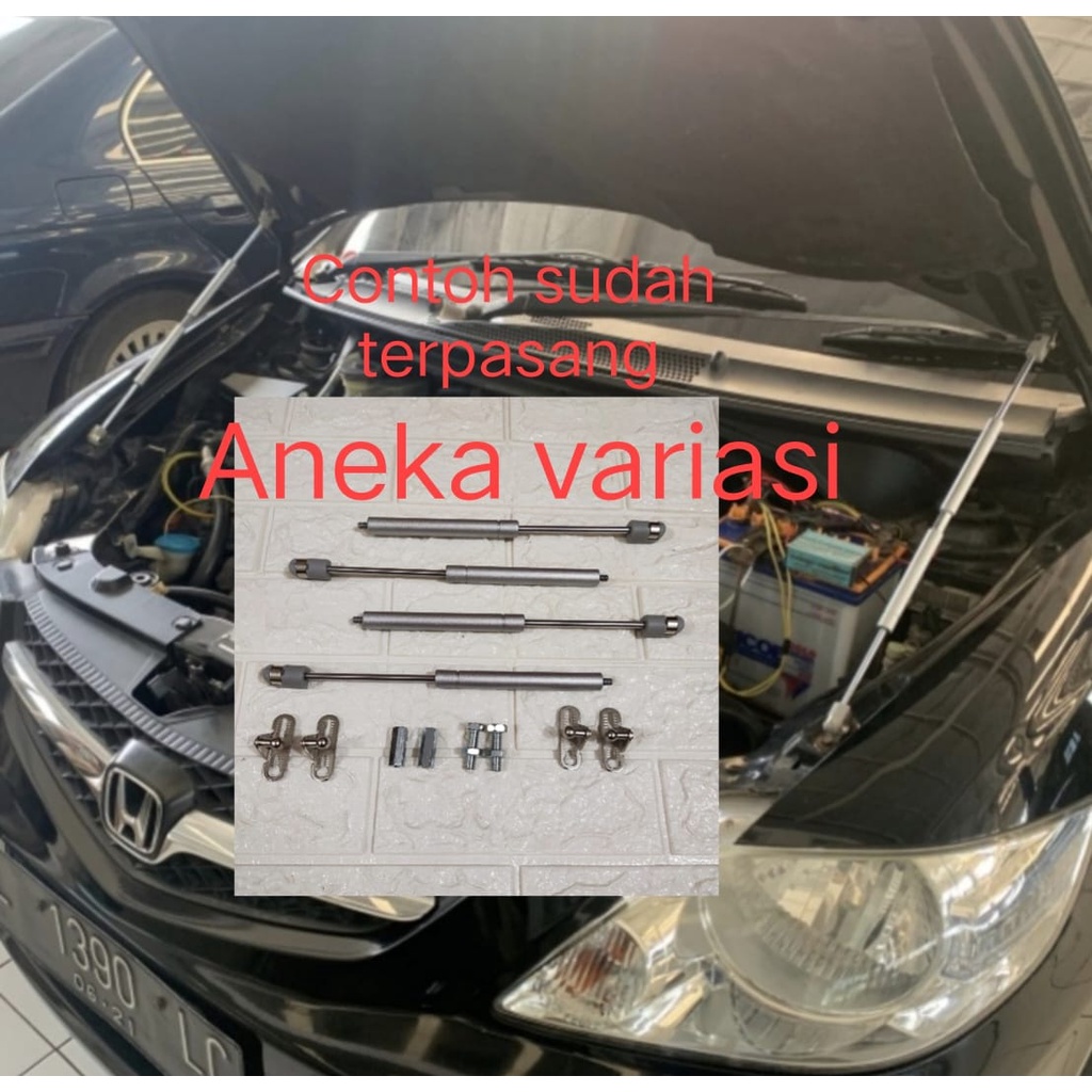 Paket Hidrolik kap mesin mobil honda mobilio pnp