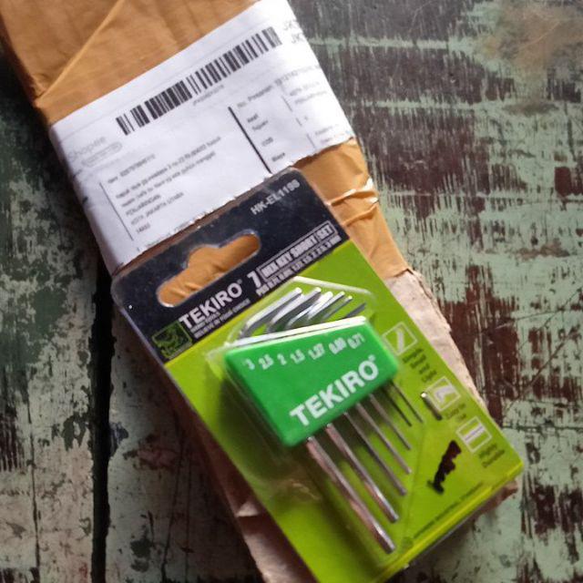 Perkakas Kunci L Tekiro Set Buka Baut Monel Tekiro Kunci L Mini Set 7pcs Tekiro Elektronik
