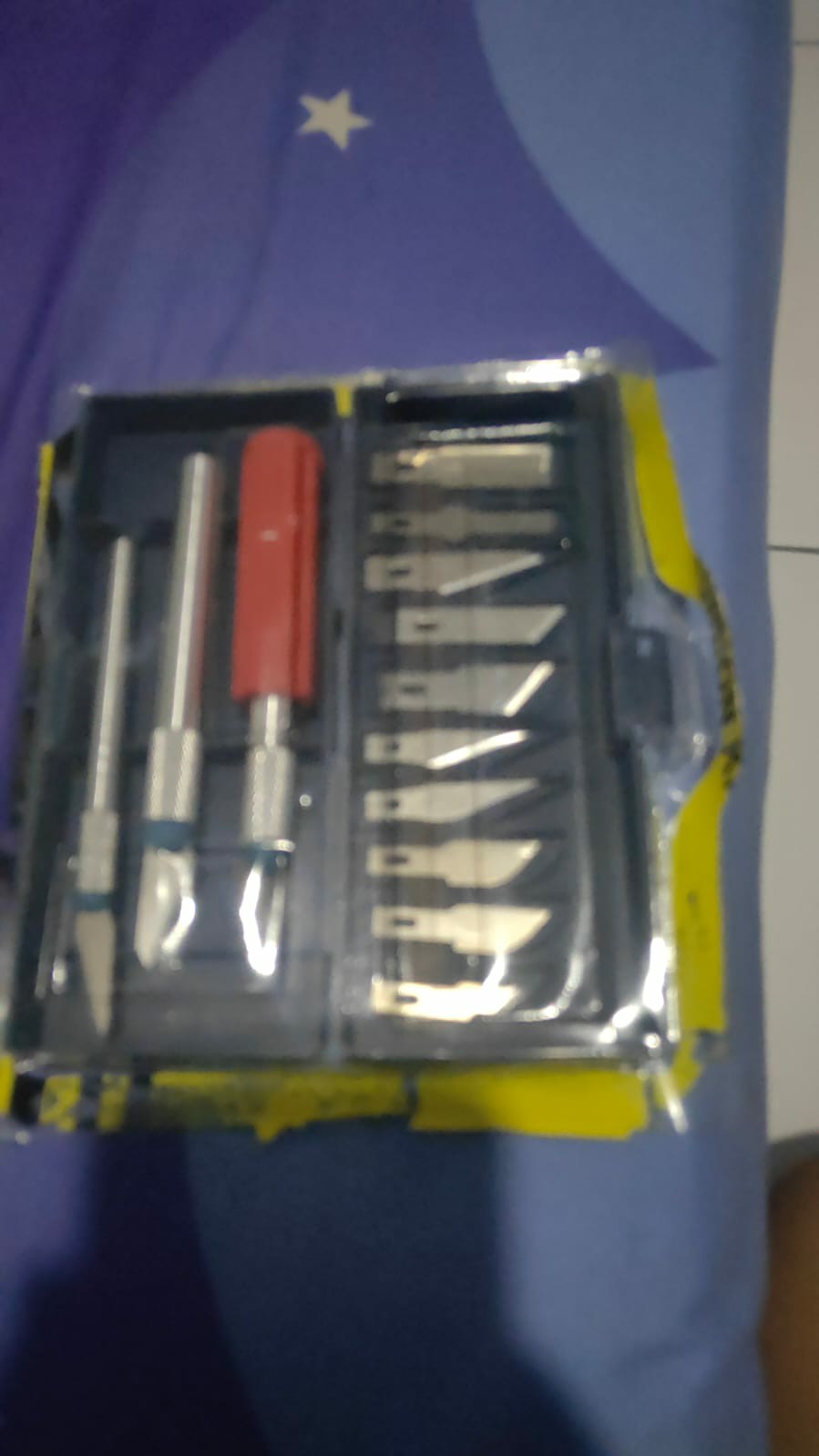 Pisau Ukir 13 Pcs Alat Ukir Kayu Hobi Crafting Art Knife 3 Handle