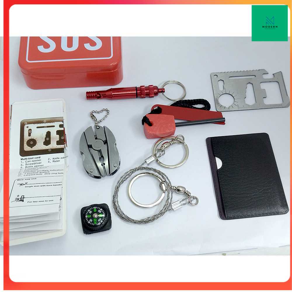 TD - CEA Portable SOS Tool Kit Earthquake Emergency Outdoor Survival - JT0221