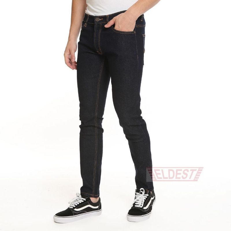 Celana jeans slim fit pensil Eldest man 385