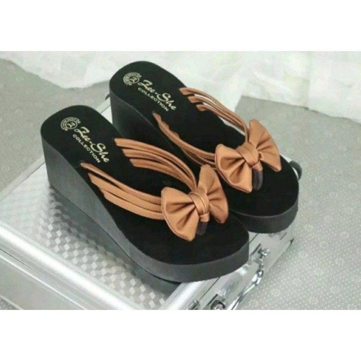 Sandal wedges pita tali 3