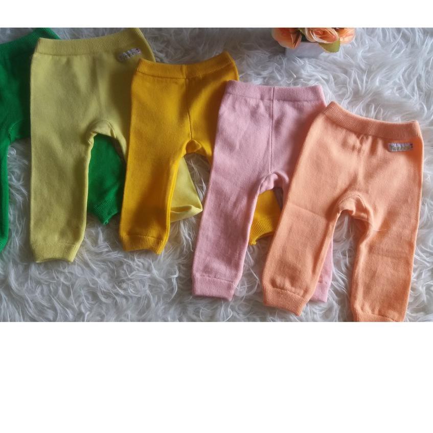 Q_049 legging polos bayi newborn/celana legging bayi unisex/ legging anak rajut TERLARIS