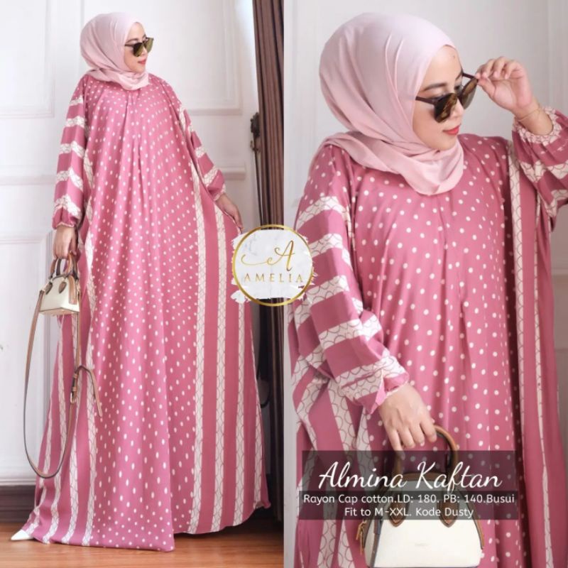 almina kaftan by amelia // kaftan ori by amelia // produk ori amelia