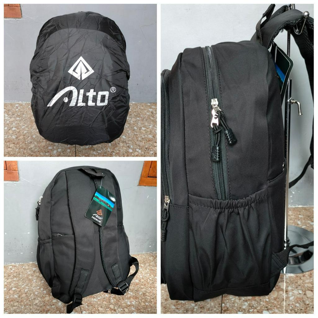 Tas Ransel Backpack Alto Original Serious Black