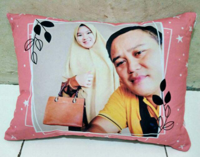 Bantal Custom Design Foto Cetak 2 Sisi