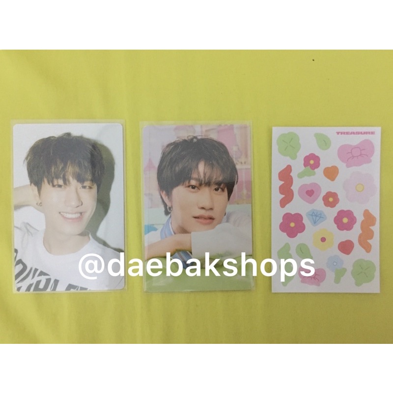 Photocard MD Pop Up Treasure Junghwan Yedam Jihoon Jaehyuk Doyoung Junkyu