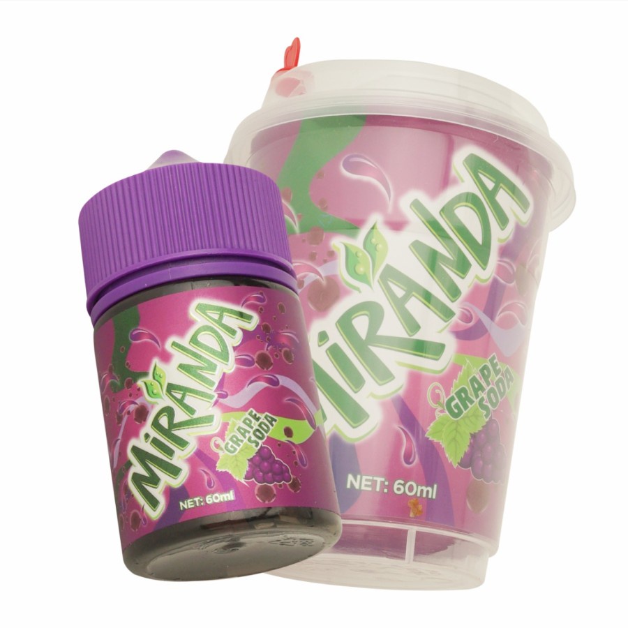 GET IT NOW!!! MIRANDA FREEBASE LIQUID 60ML MIRANDA LIQUID GRAPE SODA