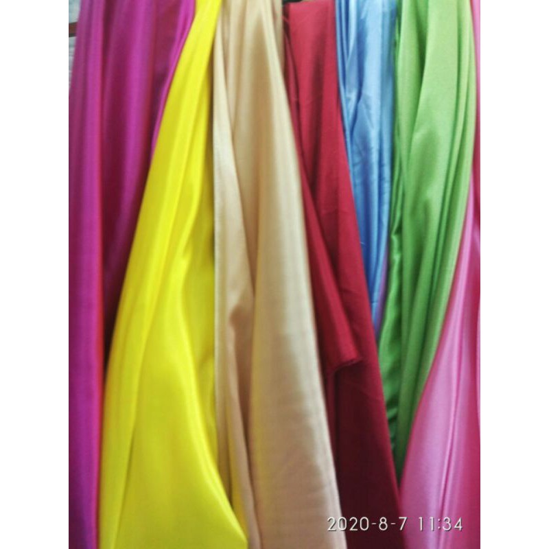 Kain Satin Silk. Kain Satin Silk Polos. Kain Satin Silk Charmuse. Kain Satin Silk Murah. Satin Silk