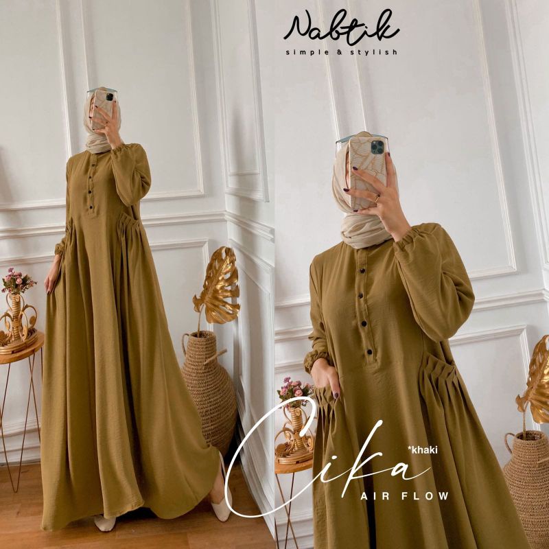CIKA NABTIK | CIKA AIR FLOW | CIKA DRESS NABTIK | CIKA GAMIS NABTIK | GAMIS NABTIK