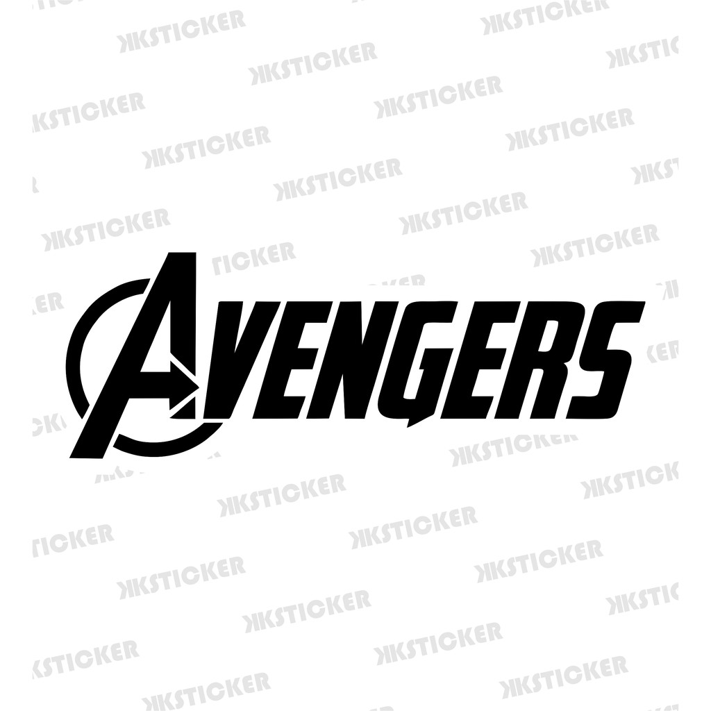 

Sticker Avengers | Stiker Vinyl Anti air + Laminasi