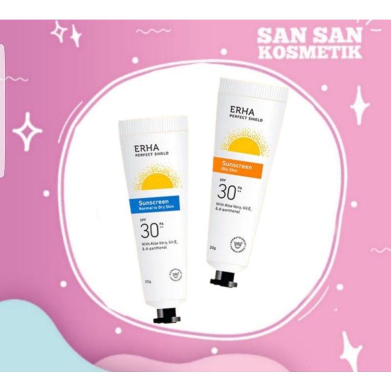 ERHA Perfect Shield Normal to Dry | Normal to Oily Skin SPF30/PA++ | Sunscreen