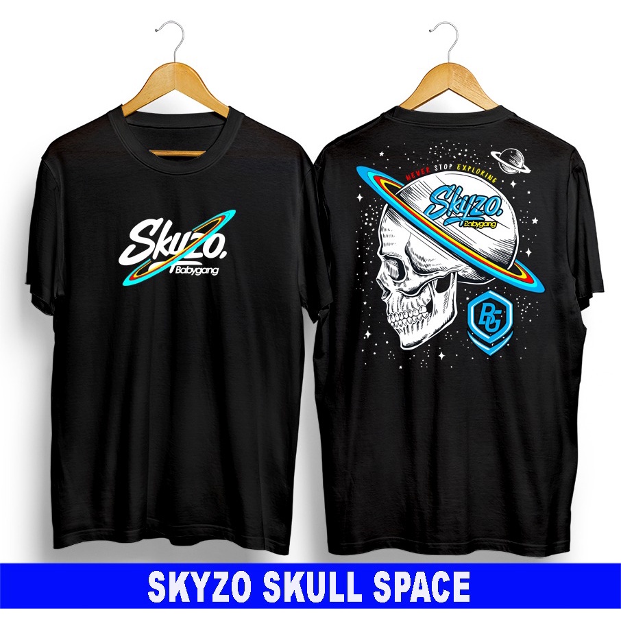 Kaos murah Kaos distro murah baju  distro pria t-shirt murah combed30s SKYZO TENGKORAK BUMI