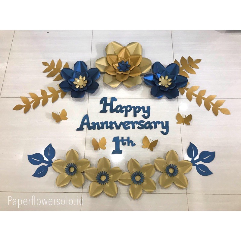 Dekorasi Paperflower anniversary