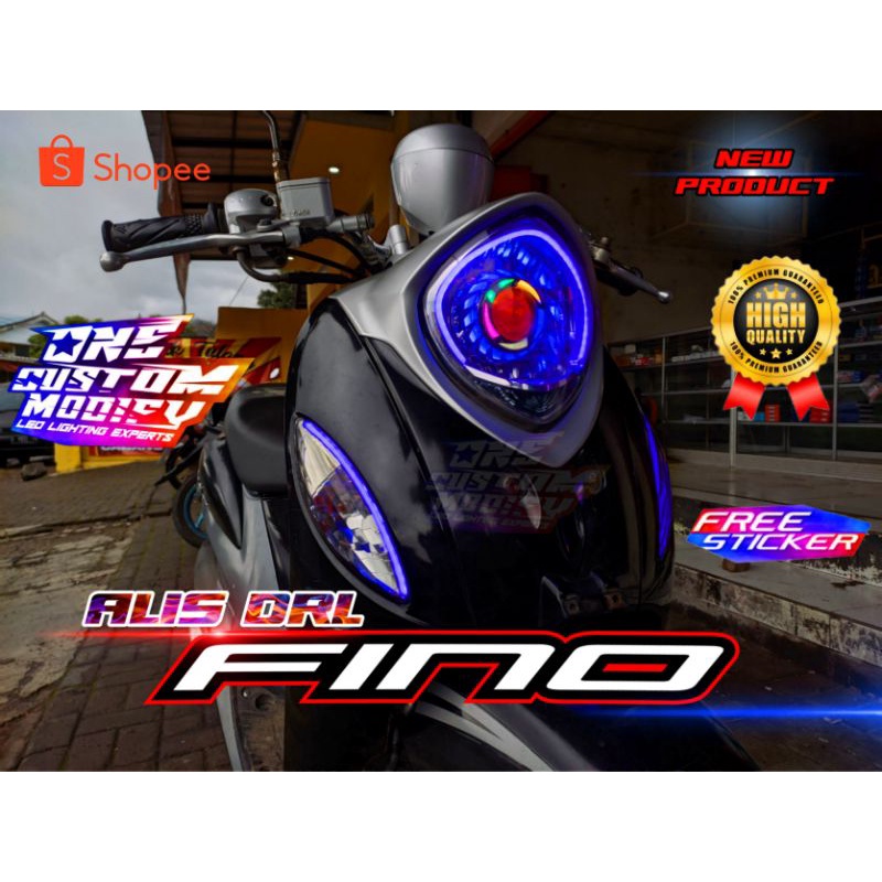 LAMPU ALIS DRL LED BONUS ALIS SEIN FINO VARIASI MOTOR ONE CUSTOM MODIFY