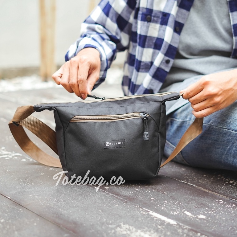 Slingbag Richard Tas Selempang Pria Wanita  Slingbag Casual Trendy | Thirtystore.Id