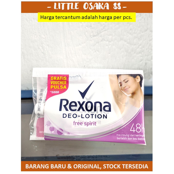 Rexona Sachet Cowo Atau Cewe 9 gr per Sachet