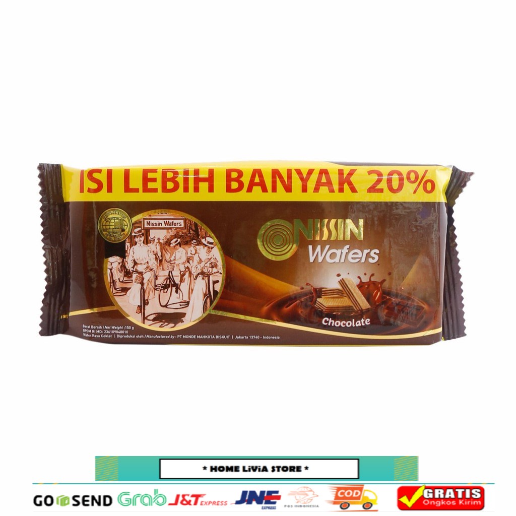 

Nissin wafer chocolate 125gr