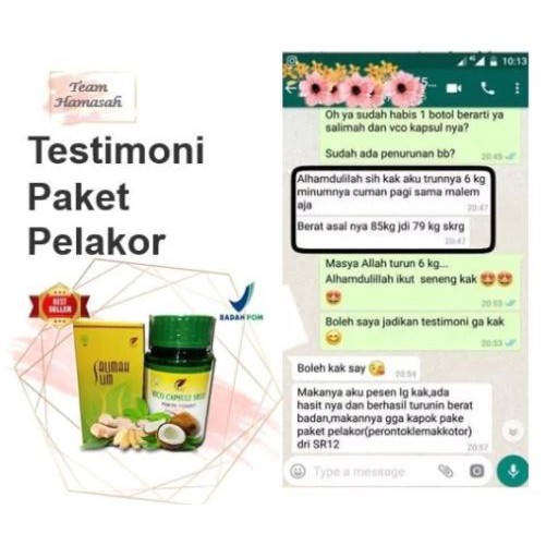 Paket Pelakor Pelangsing Herbal