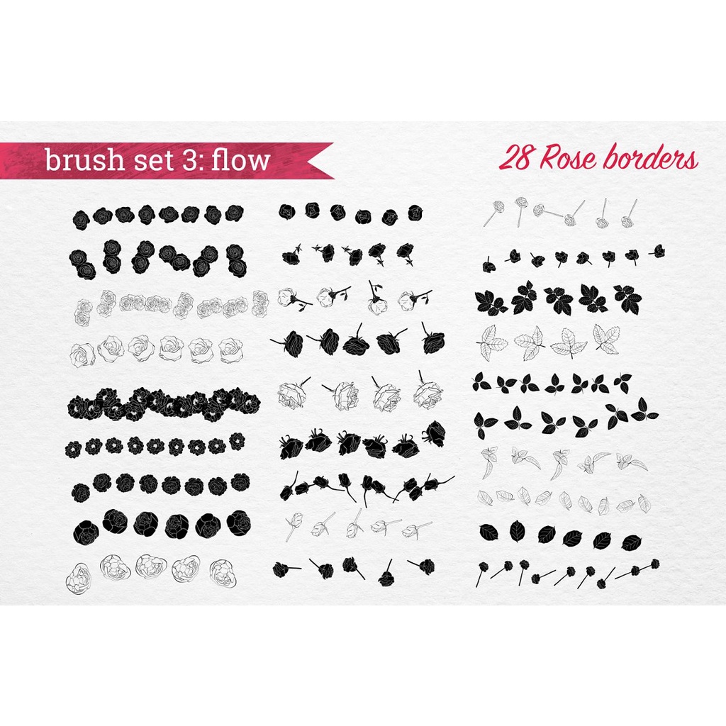 Procreate Brush - Rose Brush Box for Procreate