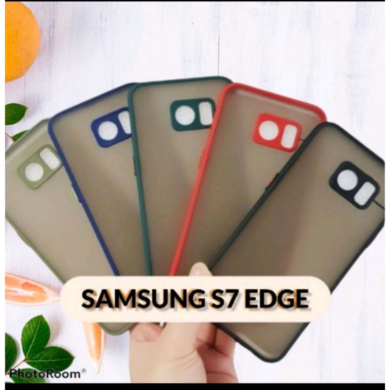 [GG] softcase hybrid samsung S7 Edge Case bumper my choice Case Dove S7 edge