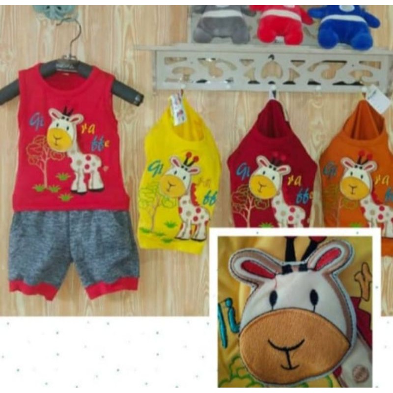 GROSIR 3PCS SETELAN XUN KIDS